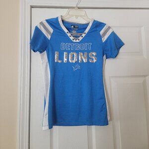NFL Team Apparel - Detroit Lions Sequin Jersey